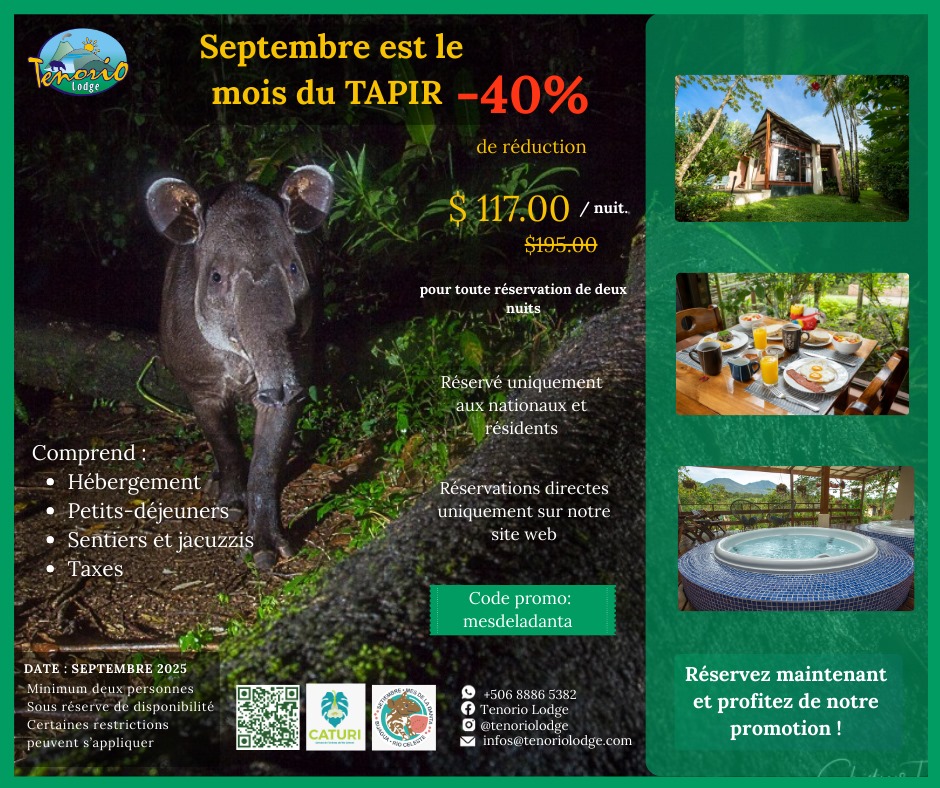 Tenorio Lodge! Offre Special - volcan Tenorio, Rio Celeste
